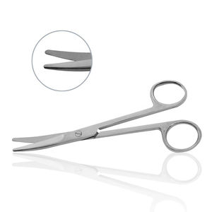 Mayo Ciseaux à dissection 15 cm Acier inoxydable Finition satinée Bandage Couronne Dissection Lames dentelées Ciseaux Manuel - Product Image 6