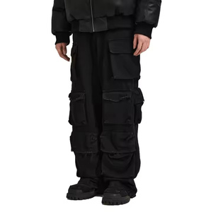 Pantalones cargo tácticos con múltiples bolsillos para hombre con estilo, pantalones holgados de calle - Product Image 1