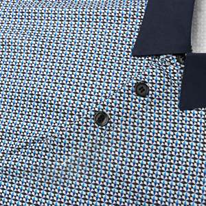 เสื้อโปโลคุณภาพสูงสำหรับผู้ชายเสื้อโปโลผ้าฝ้ายระบายอากาศเสื้อโปโลลำลองและธุรกิจ - Product Image 6