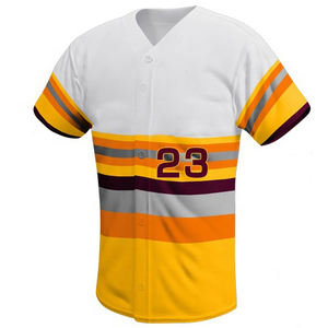 Uniformes de Béisbol/Sóftbol de Diseño OEM para Adultos, Estilo Nuevo y Ligero, Ropa Deportiva Transpirable con Nombre y Número de Equipo Personalizados - Product Image 2