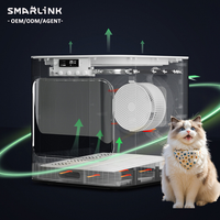Boîte de séchage intelligente 60L pour animaux de compagnie, température constante à 38.5 °C et flux d'air à 360 °, contrôle par écran tactile pour chiens/chats, OEM/ODM