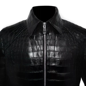 Vestes en cuir pour hommes sportives de haute qualité Toile respirante Coupe-vent Hiver Grande taille Logo avant Vente chaude - Product Image 4