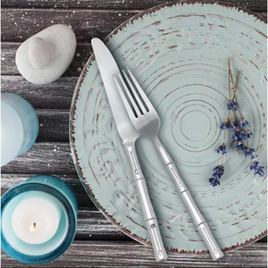 ชุดช้อนส้อมมีดีไซน์ทำจากเหล็กสแตนเลสพร้อมกระจกสำเร็จรูปเหมาะสำหรับใช้ในบ้านและโรงแรมจากอินเดีย - Product Image 4