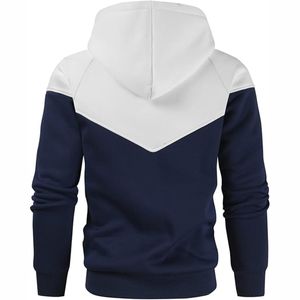 Sudadera con capucha transpirable de manga larga con cremallera y estampado de poliéster/nailon para correr, ropa deportiva informal para hombre, venta al por mayor - Product Image 3