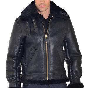 Blouson d'hiver en cuir matelassé pour homme, nouvelle conception, logo personnalisé, haute qualité, chaud, épais, coupe-vent, imperméable, avec logo frontal, vente en gros - Product Image 1