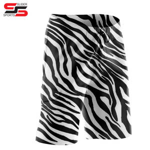 Short de bain en tissu polyester recyclé à séchage rapide pour hommes Pantalon court de plage imprimé par sublimation pour vêtements décontractés - Product Image 1