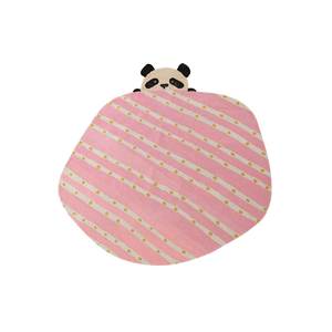 Tapis en laine tuftés à la main rose et violet Confetti, décoration élégante pour la maison Tra-13437 - Product Image 1