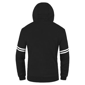 เสื้อมีฮู้ดผ้าฟลีซแบบรูดซิปสำหรับผู้ชายเสื้อฮู้ดแบบรูดซิปเต็มตัวแฟชั่นพอดีกับกระเป๋าและสายรัด - Product Image 6