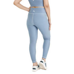 Women's High Waist Slim Fit Yoga Tights Comfortable Activewear Workout <b>Leggings</b> <b>Pockets</b> Solid Wholesale Customizable Low MOQ - Product Image 5