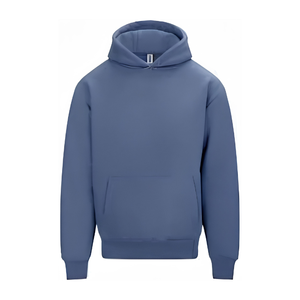 Sudadera con Capucha Gruesa para Hombre y Mujer, Oversize, de Algodón 100% Pesado, Tejido Sólido, Forro Polar, Logotipo Frontal, 400GSM 450GSM 500GSM, Cálida - Product Image 1