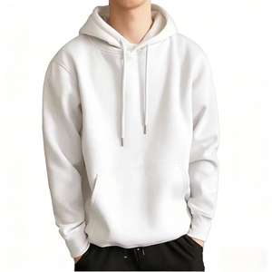 Sudadera con Capucha Extra Grande de Alta Calidad, Ligera, Transpirable y Ecológica, de Spandex/Algodón, Doble Capa, para Hombre, Otoño - Product Image 3