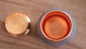 High Quality Pure Copper Bedroom Bottle with Inbuilt Glass Copper Vess with Premium Packaging Made in India - Product Image 4