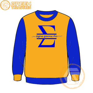 Sudadera de lana de algodón Sigma Gamma Rho personalizada de alta calidad, Jersey bordado, chaqueta para mujer, ropa griega, estilo de hermandad - Product Image 2