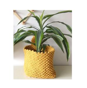 Creative Macrame Storage <b>Basket</b> Bathroom <b>Nursery</b> Bedroom Living Room Decoration Household Accessories Use for Containing Things - Product Image 5