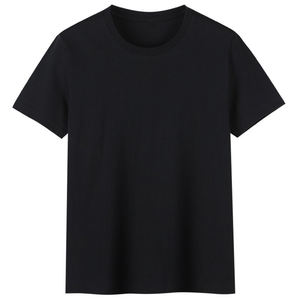 เสื้อยืดคอตตอนหวีเนื้อนุ่ม แขนสั้น สีพื้น พิมพ์โลโก้ตามแบบ OEM ออกแบบโลโก้ได้ตามต้องการ เสื้อเชิ้ตวัฒนธรรม พิมพ์ลายโลโก้ - Product Image 2