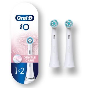 Têtes de brosse de rechange Oral-B iO Series Gentle Care pour brosse à dents électrique Oral-B, lot de 2, blanc - Product Image 1