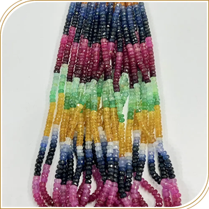 Cuentas de forma personalizada púrpura de bajo costo de grado AAA de zafiro múltiple Natural de alta calidad para artesanía de joyería DIY - Product Image 4