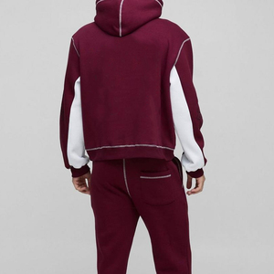 Conjunto Deportivo Personalizado al por Mayor para Hombre, Diseño Sólido, Sudadera con Capucha 100% Algodón con Pantalones Deportivos Ajustados para Invierno - Product Image 6