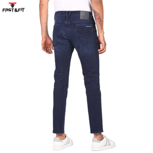 100% alta calidad Material transpirable hombres Casual Jeans 2024 último estilo liso hombres Casual Jeans - Product Image 2