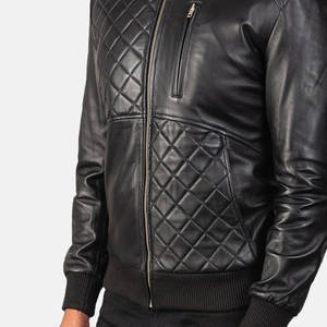 Veste en cuir pour hommes de vente chaude respirante légère peau de vache tendance de la mode hivernale avec style High Street - Product Image 6
