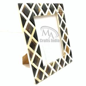 Cadre en résine de luxe de haute qualité, incrusté de résine, sculpté à la main, couleur personnalisée pour la décoration de table et de mur - Product Image 2