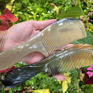 Lámpara de Sal de Cuerno de Búfalo Real Ecológica Hecha a Mano, Tallada, Imitación Antigua de Alta Calidad, Decoración Navideña - Product Image 5