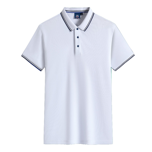 T-shirts d'été pour hommes, 100% coton, style classique pour polos, confortables, respirants, à manches courtes, imprimés sur mesure. - Product Image 1