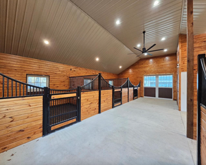 Gratis peralatan pertanian mudah dirakit, kuda portabel stabil 3mm Anti karat ventilasi atap grid stabil gudang kuda - Product Image 1