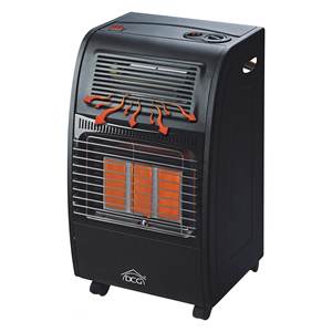 Estufa de Gas Infrarroja Negra GH09 de 4.2kW, Calentadores de Gas de Alta Eficiencia - Product Image 1