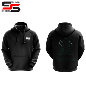 Sweats à capuche épais personnalisés pour hommes Sweat à capuche oversize avec logo Sweat-shirt unisexe à capuche épais et brodé personnalisé - Product Image 4