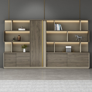 Meuble de rangement modulaire moderne de style industriel en mélamine pour bureau commercial, avec tiroir de rangement latéral mobile bas et cloison, pour la maison et l'hôpital - Product Image 4
