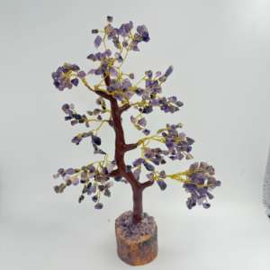 Améthyste naturelle arbre de pierres précieuses Feng Shui arbre de guérison cristal naturel améthyste arbre de pierres précieuses pour la décoration intérieure faite à la main - Product Image 4
