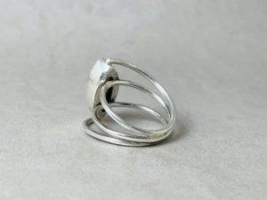 Natural Labradorite Sterling Silver Rings Labradorite Jewelry Marquise Gemstone Blue <b>Fire</b> Labradorite Rings Gift for Her - Product Image 5