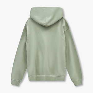 เสื้อฮู้ดดี้โอเวอร์ไซส์ผู้ชาย ผ้าฝ้าย 100% คุณภาพพรีเมียม เนื้อผ้าเทอร์รี่หนานุ่ม พิมพ์ลายได้ตามสั่ง ดีไซน์ไหล่ตก สำหรับสตรีทแวร์ฤดูใบไม้ร่วง - Product Image 2