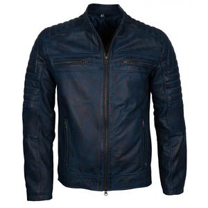 Concevez vos propres vestes en cuir à la mode Veste en cuir pour hommes de haute qualité au meilleur prix Veste en cuir à manches longues pour hommes - Product Image 1