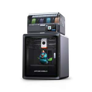 Anycubic Kobra S1 Combo 3D <b>Printer</b> 250x250x250mm Build Volume Heated Bed USB Connectivity PLA Filament Support - Product Image 1