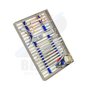 ชุดเครื่องมือผ่าตัดรากฟันเทียมแบบแมนนวล14ชิ้นทำจากสเตนเลสสตีล - Product Image 6