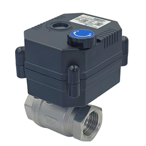 饮用水水表系统电子自动水流控制停止关闭电动球阀 - Product Image 3