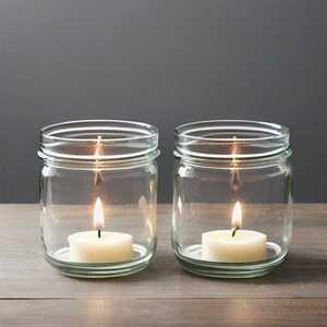 Vente chaude Nouvel An De Luxe Bougeoir En Métal avec Bocal En Verre Transparent Décoré Votive Tea Light Décor De Noël Bougie Conteneur - Product Image 1