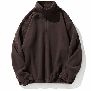 Sweatshirts brodés à épaules tombantes Street Wear Hiver pour hommes et femmes grande taille avec logo imprimé personnalisé et étiquettes - Product Image 1
