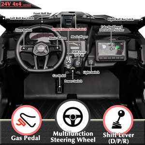 Coche de juguete eléctrico con licencia <span class=keywords><strong>BRP</strong></span> X3 24V para niños, UTV de 2 plazas, 23.4 de ancho, con control remoto, 4WD, buggy todoterreno, vehículo eléctrico SxS - Product Image 5