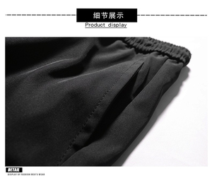 Men's Gray Cargo Sweatpants High Waist Multiple Pockets Casual Winter Wear Breathable Quick Dry Anti-Wrinkle Lightweight <b>Canvas</b> - Product Image 6