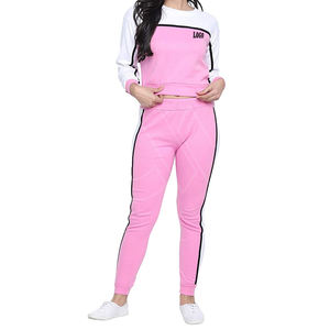Chándal de mujer cómodo y transpirable en precio al por mayor sudadera de manga larga y chándal de mujer Fitness para mujer OEM - Product Image 1