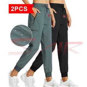 Pantalones Casuales de Lujo para Mujer, Tallas Grandes, Cintura Alta, Rectos, Transpirables, de Secado Rápido, de Algodón y Felpa, Personalizables, al por Mayor - Product Image 1