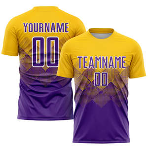 Uniformes de fútbol transpirables de secado rápido personalizados al por mayor, camisetas de fútbol sublimadas profesionales para clubes, ropa de fútbol escolar - Product Image 3