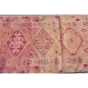 2.6x11.2 ft Rug, <b>Runner</b> Vintage Rug, <b>Red</b> Herki Floral Rug - Product Image 5