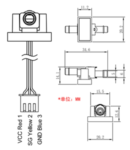 FM-PS2130 <span class=keywords><strong>Sensor</strong></span> aliran air fotoelektrik berkualitas tinggi - Product Image 6