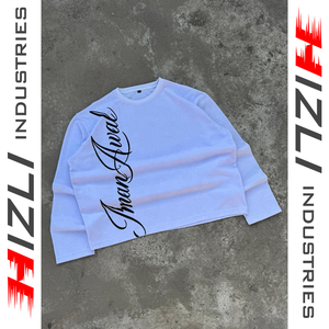 Camiseta Corta de Manga Larga de Algodón 100% con Tejido Waffle Térmico, Impresión Personalizada, para Hombre y Mujer, Ropa Urbana, Fabricante Mayorista - Product Image 3