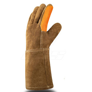 ถุงมือเชื่อมหนังแพะทนความร้อนคุณสมบัติป้องกันการตัดกันลื่น - Product Image 2