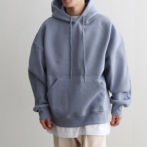 เสื้อฮู้ดแบบสวมหัวสำหรับผู้ชายเสื้อฮู้ดแบบสวมหัวมีฮู้ดแบบนุ่มป้องกันการหดตัวสำหรับผู้ชาย - Product Image 4